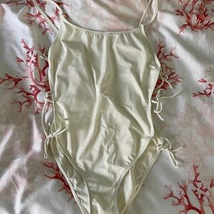 Solid and Striped One Piece